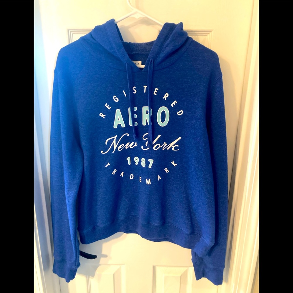 Aeropostale 1987 New York womens blue Small Hoodie